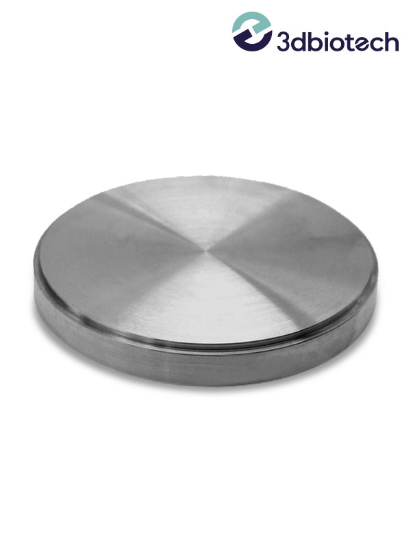 Pieza de fresado biocompatible de grado 5, titanio puro para técnicas de porcelana fundida a metal (PFM), DIN EN ISO 22674, tipo